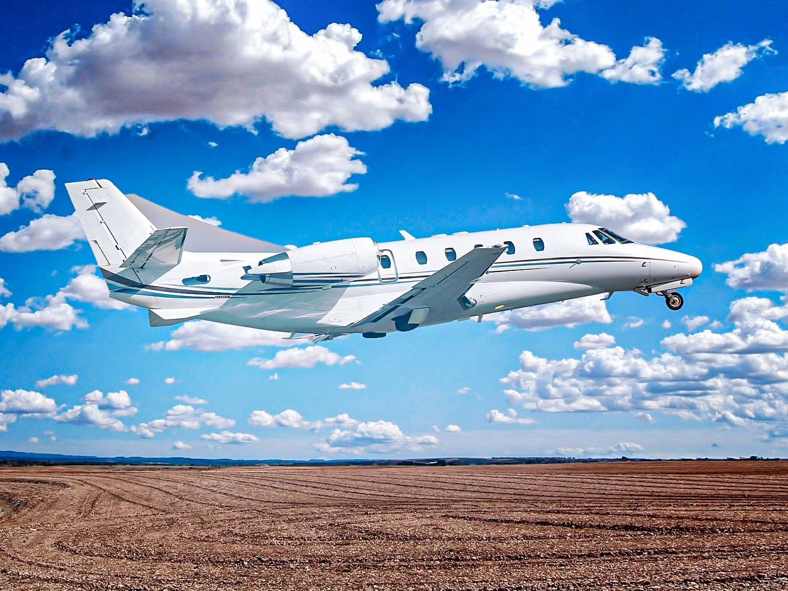 Private jet exterior photo