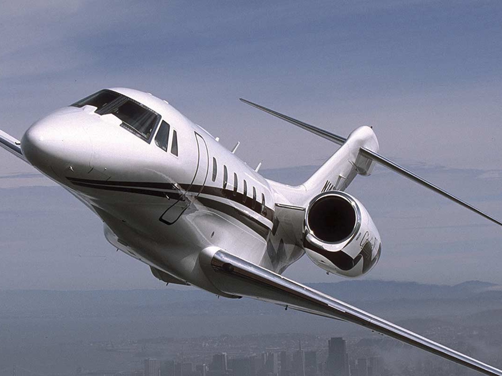 Private jet exterior photo