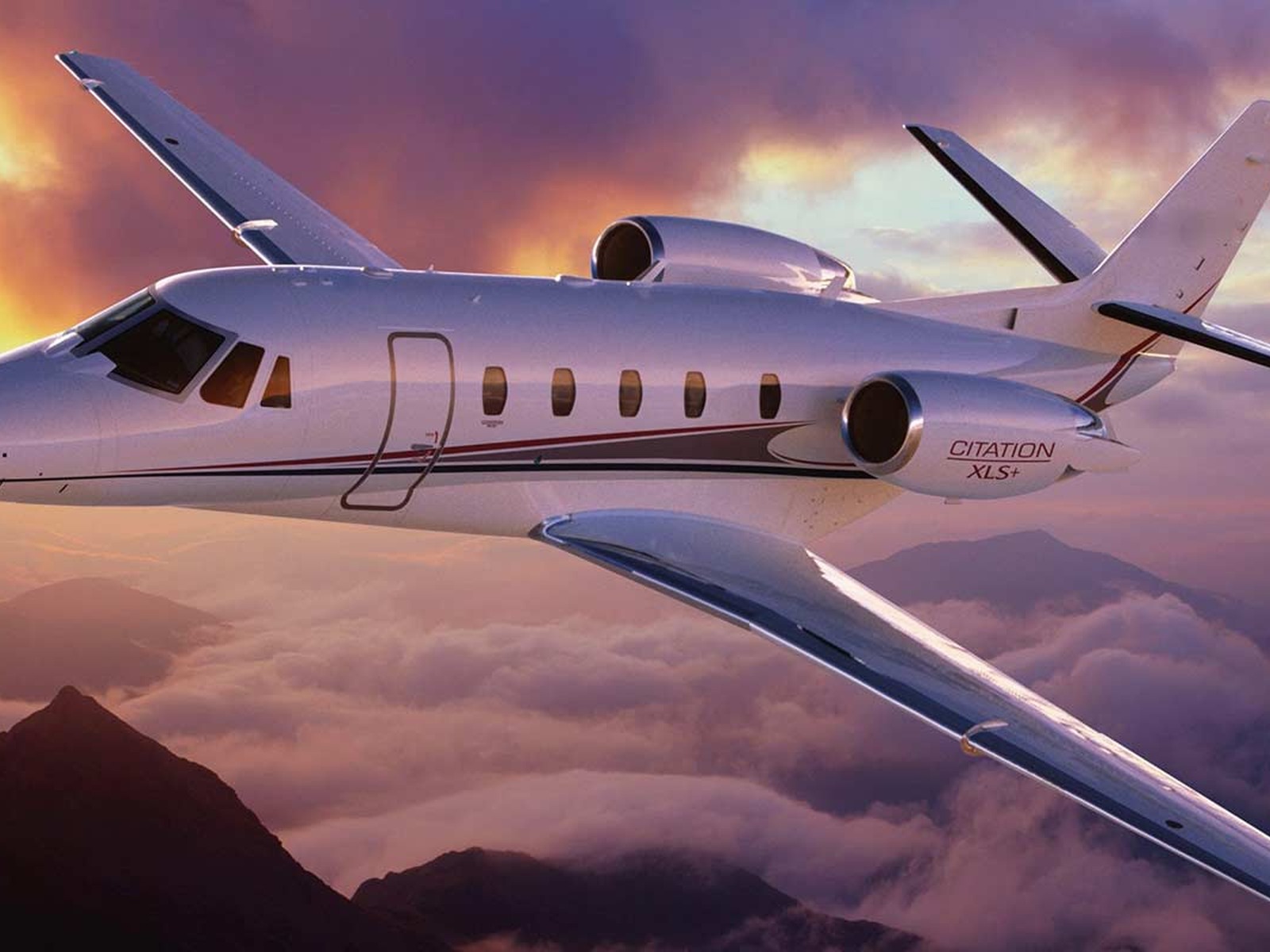 Private jet exterior photo