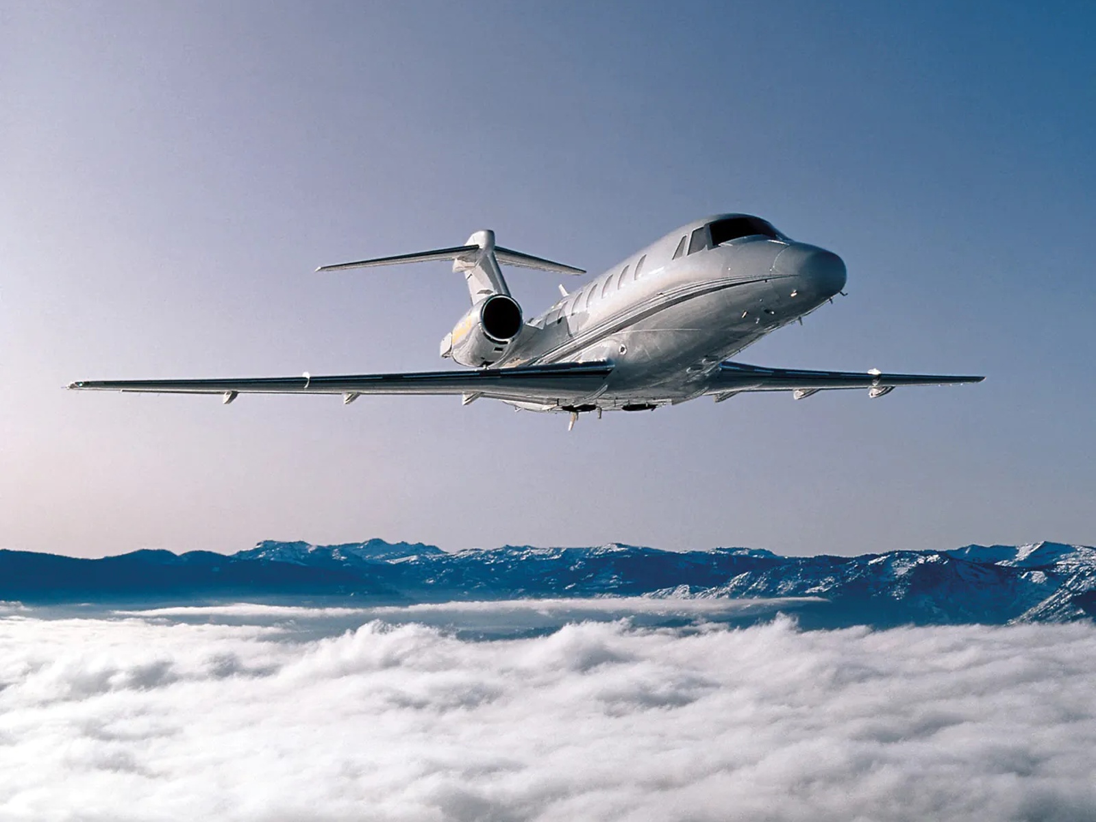 Private jet exterior photo