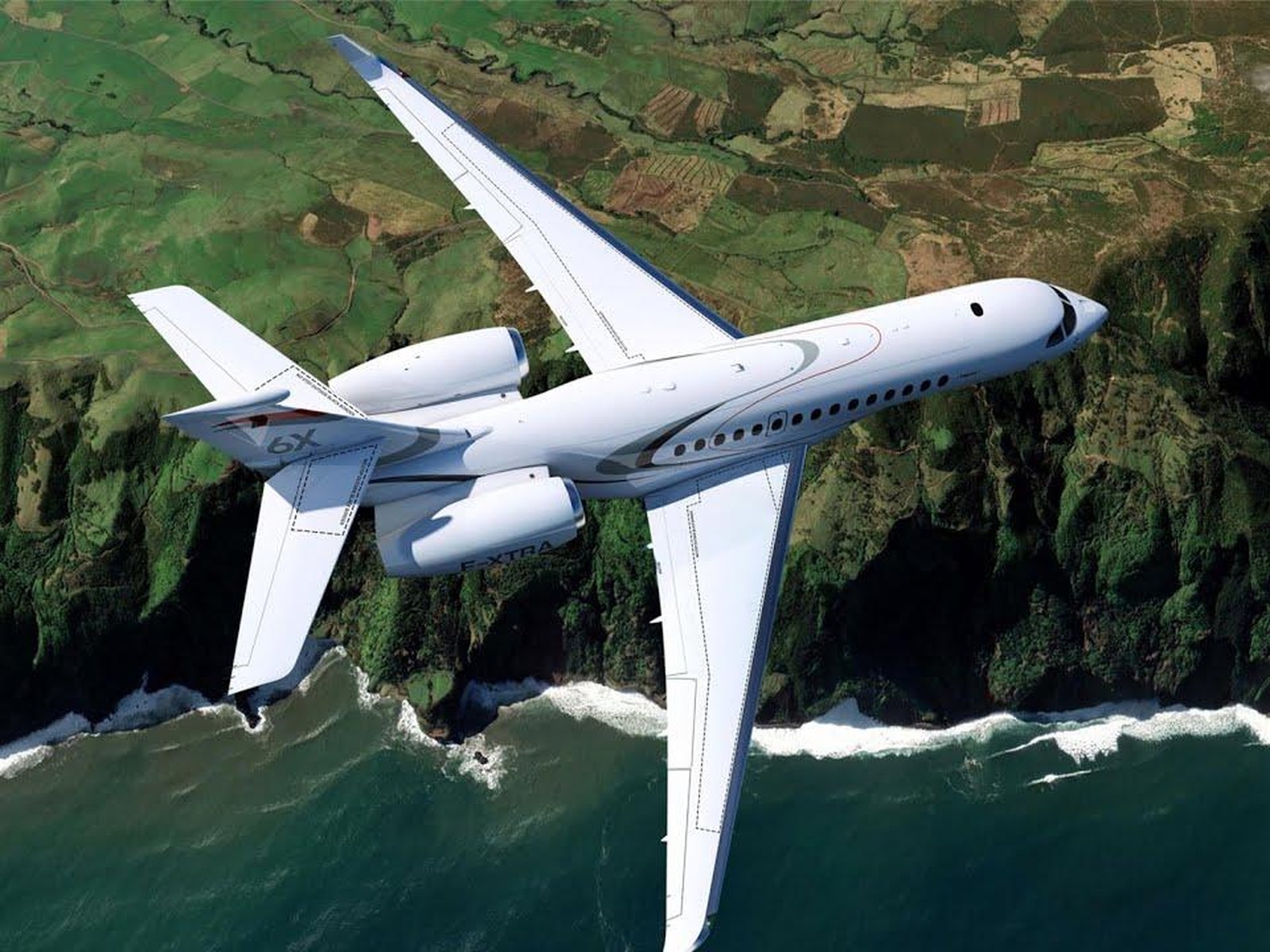 Private jet exterior photo