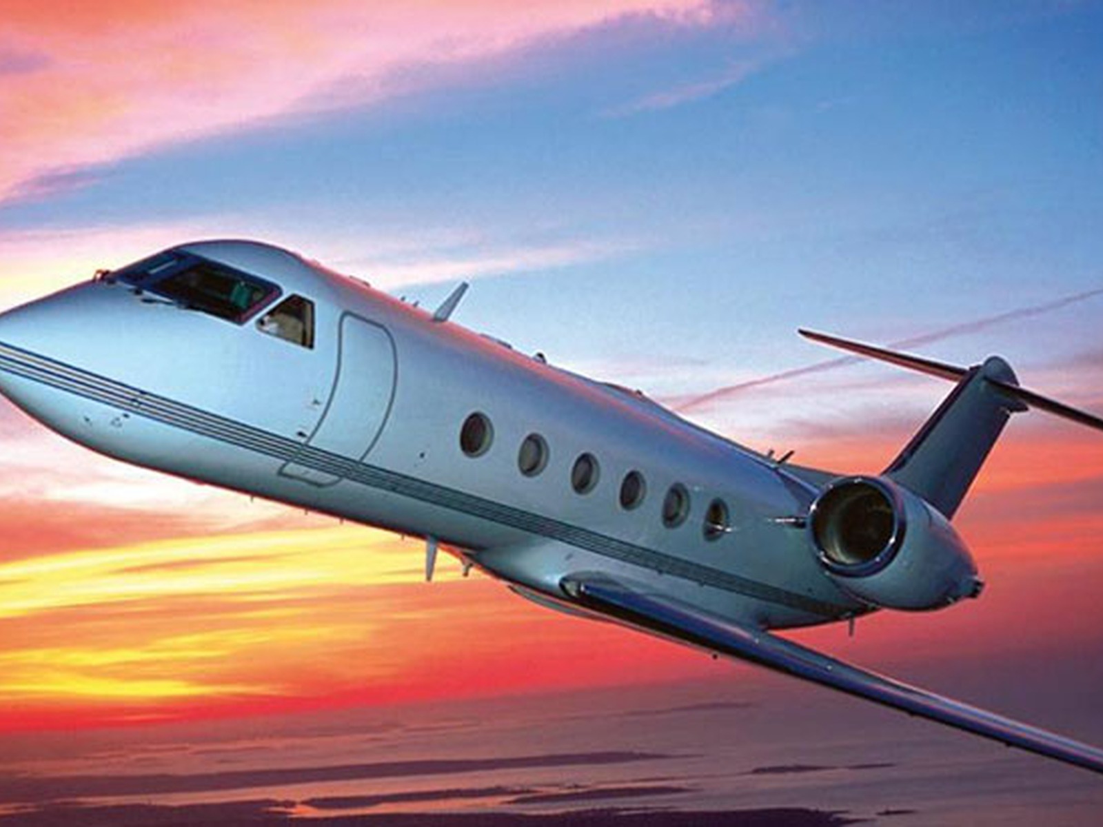 Private jet exterior photo