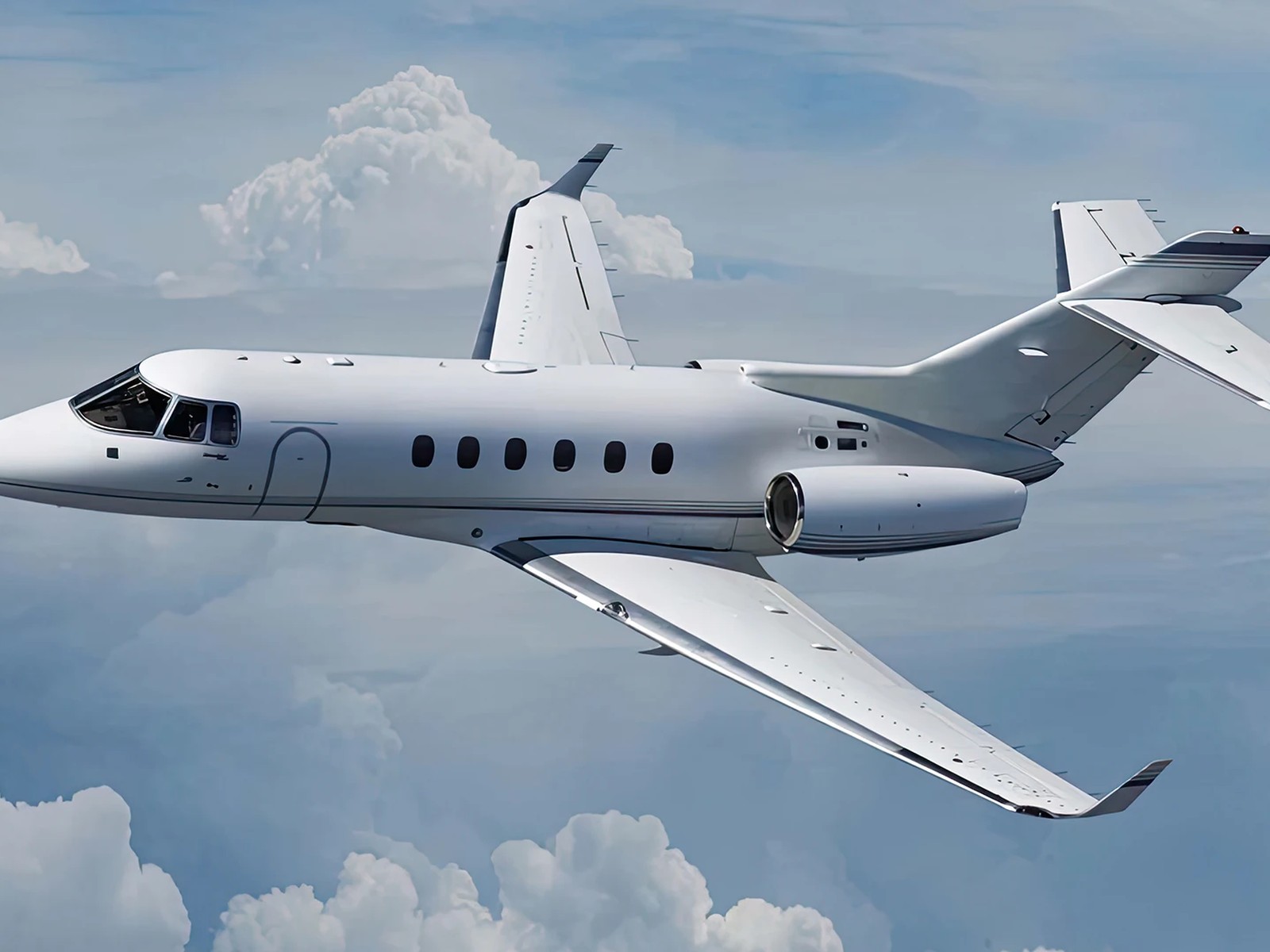 Private jet exterior photo