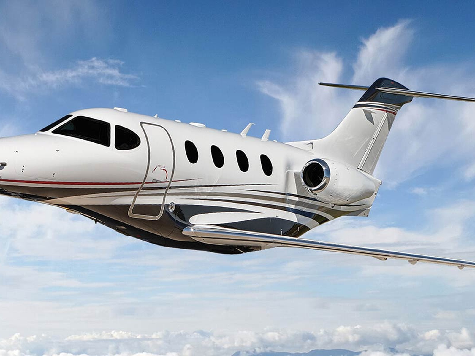 Private jet exterior photo