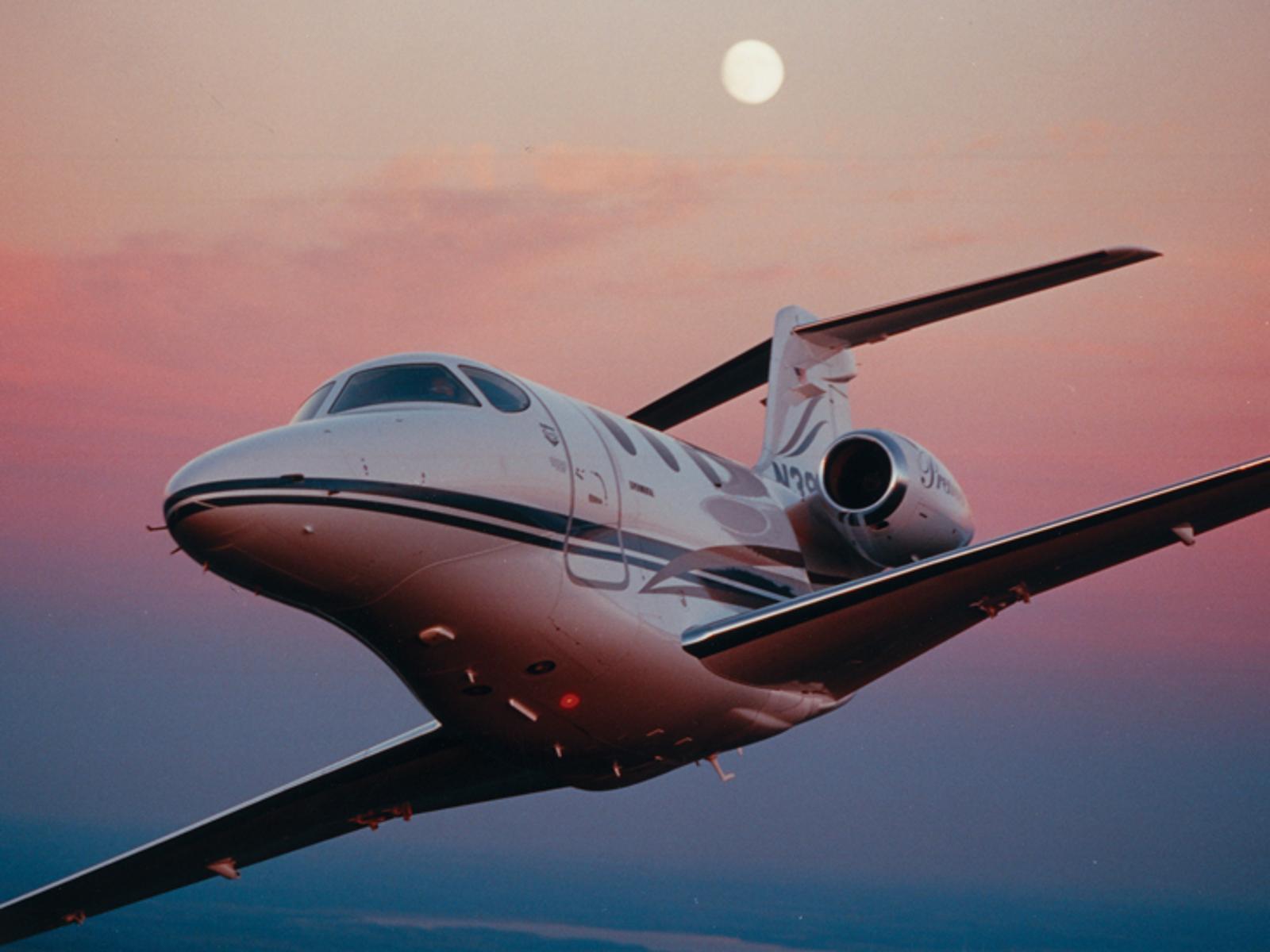 Private jet exterior photo